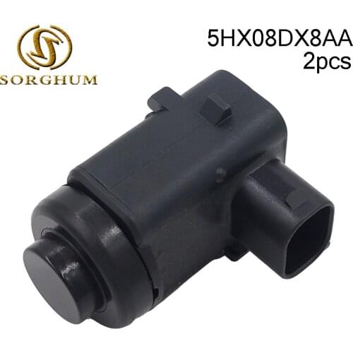 2PCS Parking Distance Control PDC Sensor Assistance For Dodge Magnum Charger Chrysler 300C Jeep Commander 0263003395 5HX08DX8AA