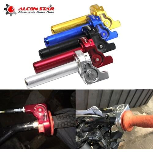 Alconstar 22mm CNC Aluminum Acerbs Throttle Grip Quick Twiste For Suzuki Honda Dirt Pit Bike Motorcycle Motocross