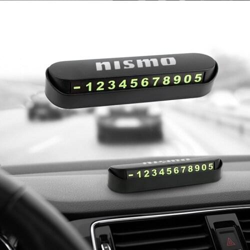 Car Parking Card Phone Number Card Plate Telephone Number Car Park Stop Automobile Accessories Car-styling for Nissan nismo