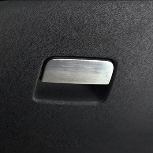 Car storage box handle affixed stickers special stainless steel modified trim For Mitsubishi Outlander 2013 2014 ASX