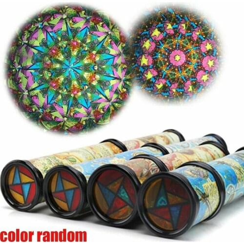 Stretchable Kaleidoscopes Plastic Educational Rotating Classic Toys Colorful Imaginative Cartoon For Children Birthday Gift