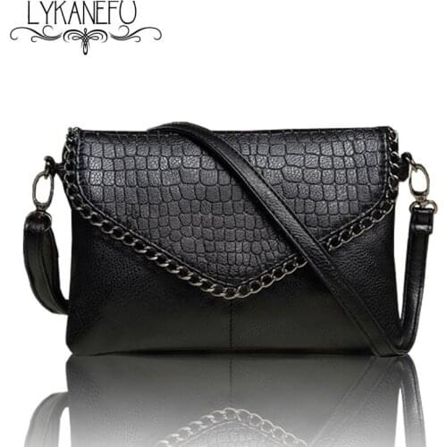 LYKANEFU Women's Black Clutches