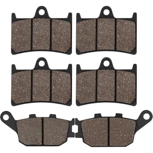 Motorcycle Front and Rear Brake Pads for YAMAHA FZ1 Fazer N/NA (ABS & Non ABS) FZ1 Fazer Naked 2006-2016 MT 07& MT 09 2014-2016