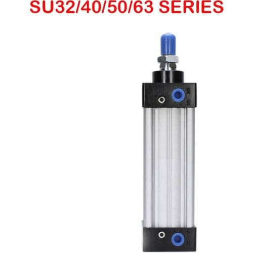 Air Pneumatics SU32/40/50/63 Type Pneumotester For Cylinder Pistons Double Acting Without Magnetic Pneumatic Cylinder