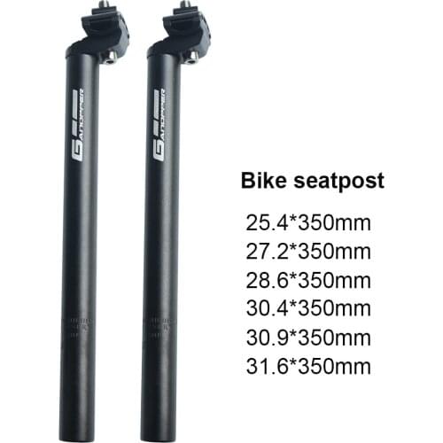 Bicycle seatpost 25.4 27.2 28.6 30.4 30.9 31.6 350mm for MTB Road Mountain Bike seat post fixed gear Seat Tube Bicycle Parts
