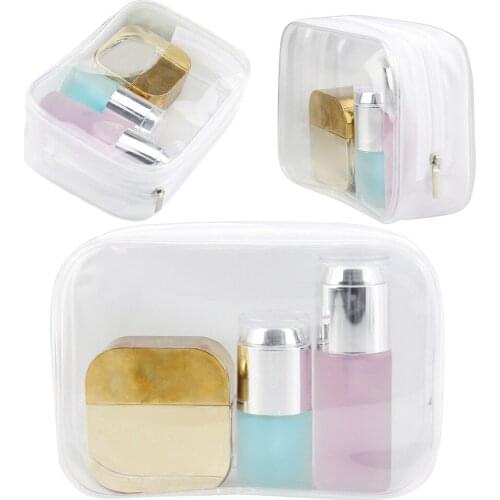 Transparent Pvc Cosmetic Bag Women Men Fashion Waterproof Makeup Bag Big Capacity Organizer Bag Pouch Simple Toiletry Tool