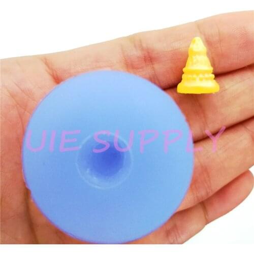 XYL268U 3D Ice Cream Cone Silicone Mold Miniaturesweets Doll House Resin Art Earrings Pendant Making 13.0mm x 10.0mm