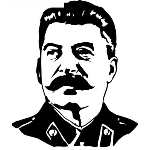 SZWL Stalin Ussr Leader Car Sticker Auto Funny Stickers Waterproof Sunscreen Decoration Accessories Vinyl for Mustang,15cm*13cm