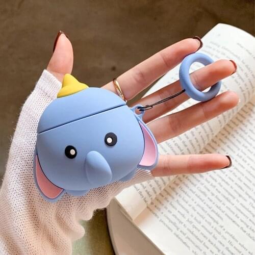 Earphone case for Airpods1/2 Earpods Fbluetooth case Silicone Cartoon Cover earphone cute Ear tool kids phone Case