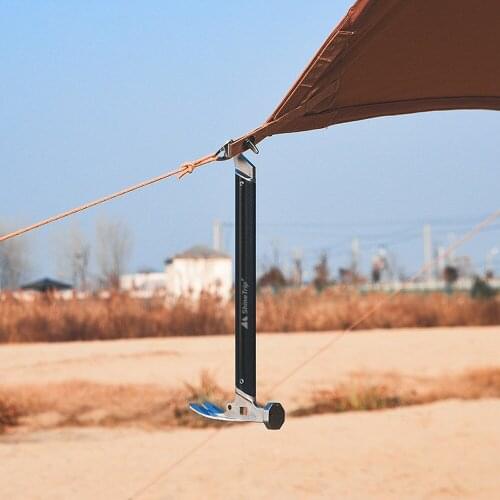 Outdoor Camping Hammer Aluminum Handle Stainless Steel Hammer Mountaineering Hammer Bonfire Hammer Camping Tent Peg Hammer