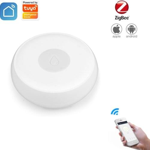 Ewelink Smart Water Leak Sensor Zigbee Wireless Flood Detector Water Leak Alert Detection Water Level Overflow Alarm Smart Home