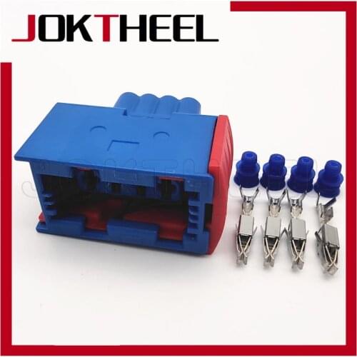 1/5/10/20set Blue TE 4 Pin female waterproof automotive electrical auto connector Oxygen Sensor plug Socket for Citroen 144998-5
