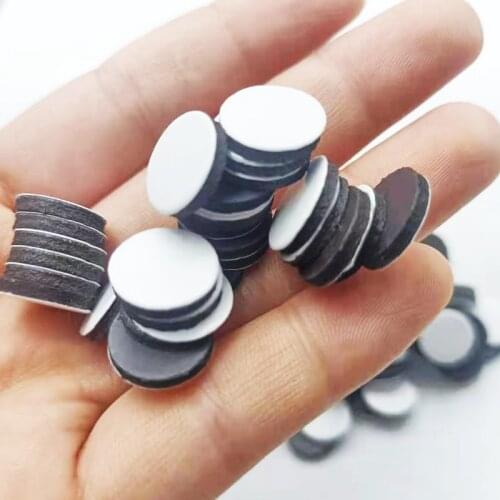 25/50/100pcs Round Magnetic Sticker Fit Glass Cabochon For Fridge Magnet DIY Blackboard Sticker Beads Jewelry