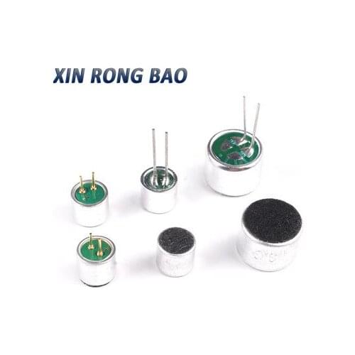 10 PCS/LOT 9x7mm 9767 6050 6x5mm MIC Capsule Electret Condenser Microphone