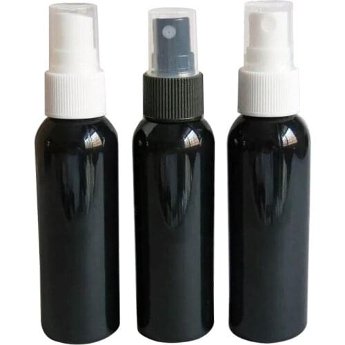 30 x 60ml New Fashion Shiny Black l Plastic Perfume Bottle 60cc Mist Sprayer Plastic Atomizer 2oz Fragrance container