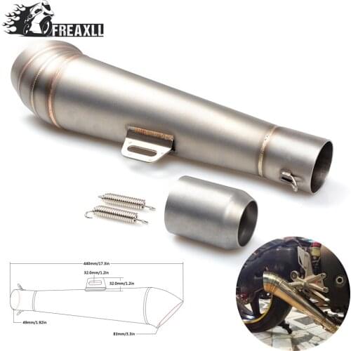 36MM-51MM Motorcycle Abrasive exhaust escape With db killer Modified Scooter Exhaust Pipe Muffle For Monster 900 City Dark
