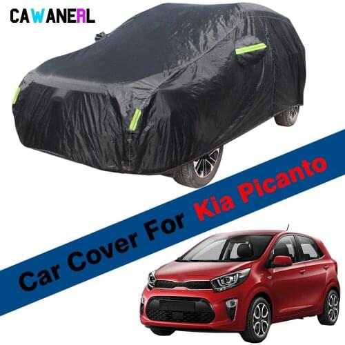 Full Car Cover Outdoor Sun Shade Anti-UV Snow Rain Dust Resistant Cover Waterproof For Kia Picanto Morning Naza Suria Eko Taxi