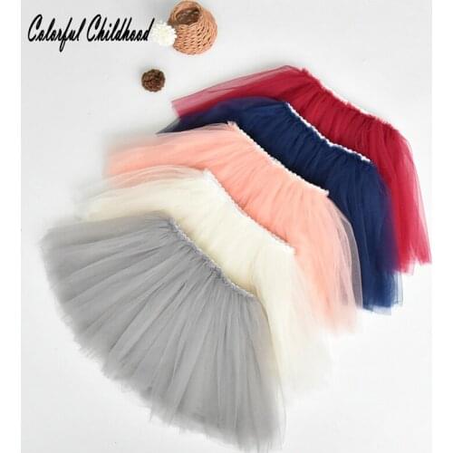 Children Pleated tutu skirt Girl multilayer grenadine ra-ra skirt sweet princess skirt kids party Ball gown Skirt