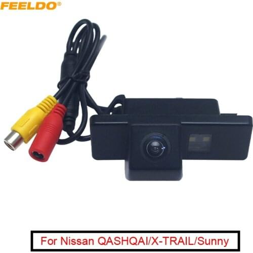 FEELDO 1Set Special Rear View Car Camera For Nissan QASHQAI/X-TRAIL/Geniss/Sunny/Pathfinder/Citroen C4/C5 #AM4721
