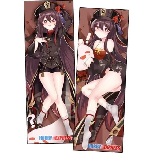 Hobby Express Anime Dakimakura Japanese Otaku Waifu Hugging Body Pillow Cover Genshin Impact Hu Tao 21332