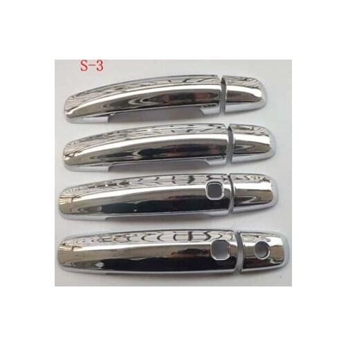 ABS Chrome Door Handle Covers for Suzuki SX4 S Cross 2013 2015 Car Styling Stickers Accessories 8 Pcs