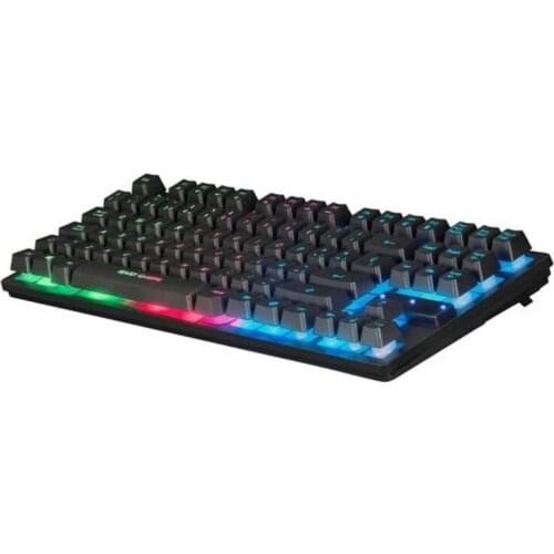 Keyboard with Gaming Mouse Mars Gaming MCPTKLES 3200 dpi RGB Black (Spanish)
