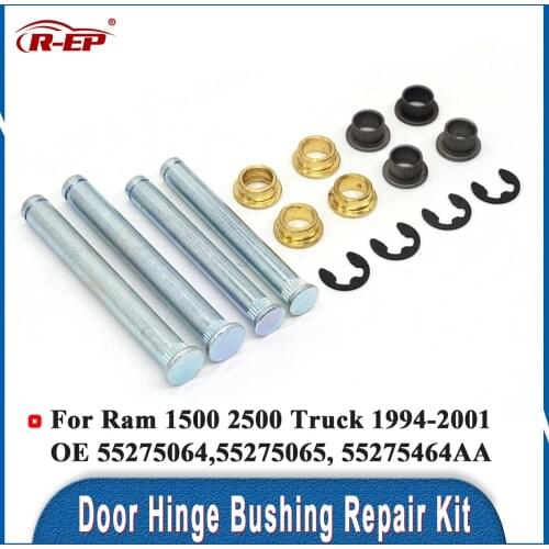 Door Hinge Bushing Repair Kit For Dodge Ram 1500 2500 Truck 1994-2001 OE 55275064, 55275065, 55275464AA