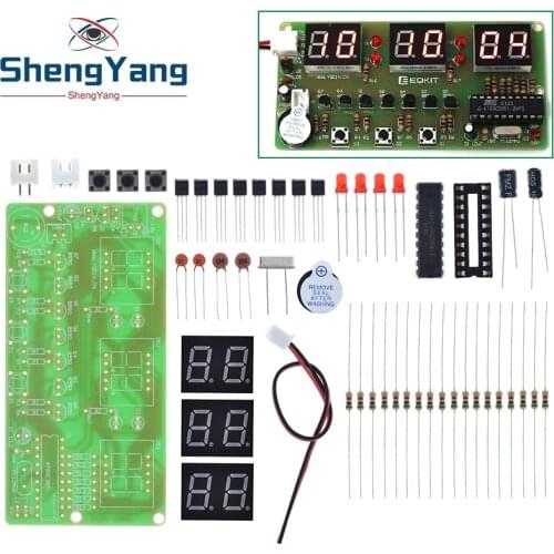 C51 Digital Electronic Clock Suite DIY Kits Six 6 Bits Electronic Parts and Components Electronic Production