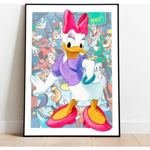 Diamond Painting Disney Mickey Mouse and Donald Duck Square Round Comic Cross Stitch Kits Diamond Mosaic Picture Home Decor