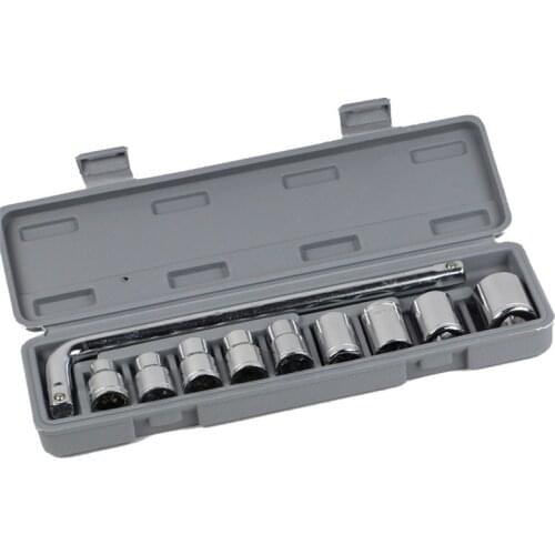 10 Piece Sleeve Set 1/2 Socket Wrench Sleeve Tool Combination Set Auto Repair Tool Hardware Tool