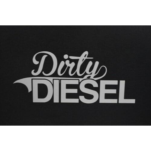 DIRTY DIESEL FUNNY TRUCK CAR WINDOW STICKER VINYL DECAL CHEVY RAM TDI