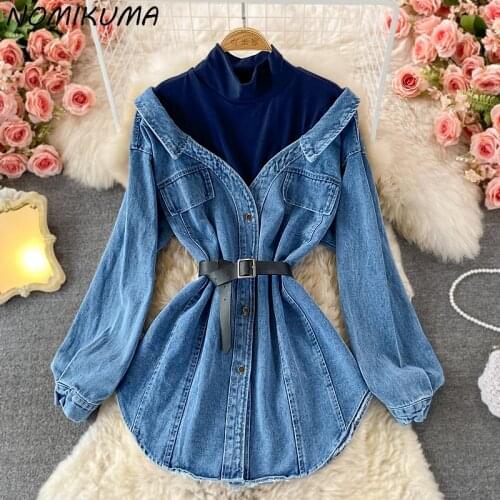 Модные джинсовые платья Nomikuma China At AliExpress