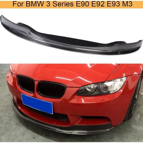 Carbon Fiber Front Bumper Lip Spoiler for BMW 3 Series E90 E92 E93 M3 Base Coupe 2 Door 2008-2013 Front Bumper Lip Spoiler Chin