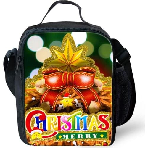 Kindergarten Bag Nursery School Bags for Girl Meal package Christmas Printing Casual School Book Bags Children Lunch Bag