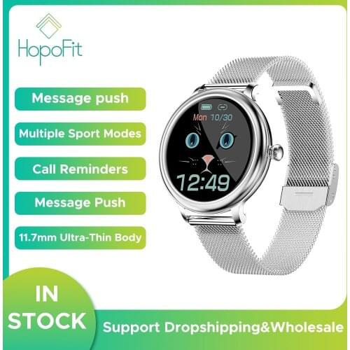 HopoFit smartwatch Reloj Inteligente Mujer Fitness Watches Relojes Smart Watch Bracelet Women Sports 2021 smatwach