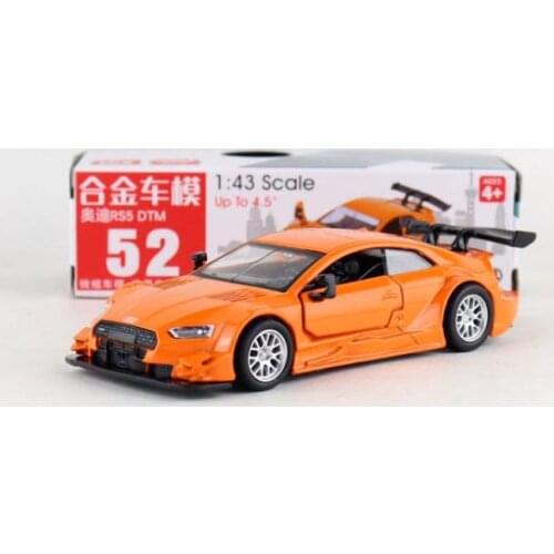 High simulation 1:43 RS5 DTM pull back racing model,original package gift toy,classic sports car,free shipping
