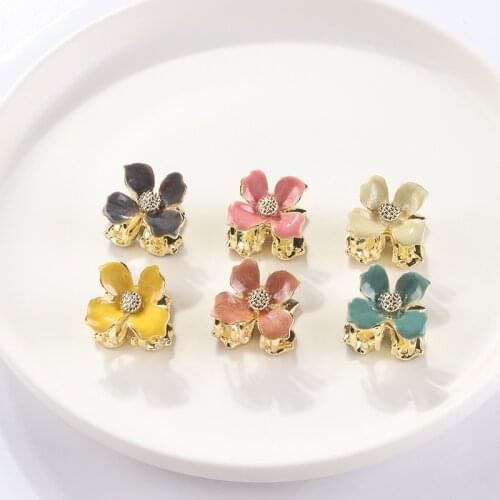 Mini Size Elegant Women Girls Daisy Flower Luxury Metal Hair Claw Clip Thick Clamps Crab Hairpin Korean Accessories 2021