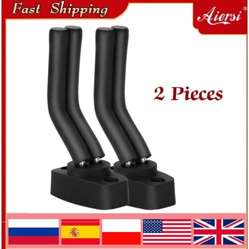 2 pcs Hanger Hook Holder Wall Mount Stand Foldable Folding Lightweight Portable Guitar Bass Stringed Instrument Stand Holder