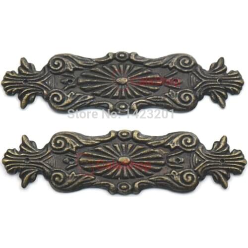 20 Pcs / Lot 80mmx22mm Vintage Jewelry Box Wine Gift Case Book Scrapbooking Albums Corner Protectors Decorative Corner Crafts