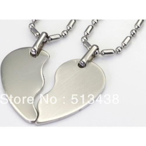 20set lot classic lover' jewelry polished Stainless Steel 17*30mm heart Pendant ,Bulk purchase,free shipping