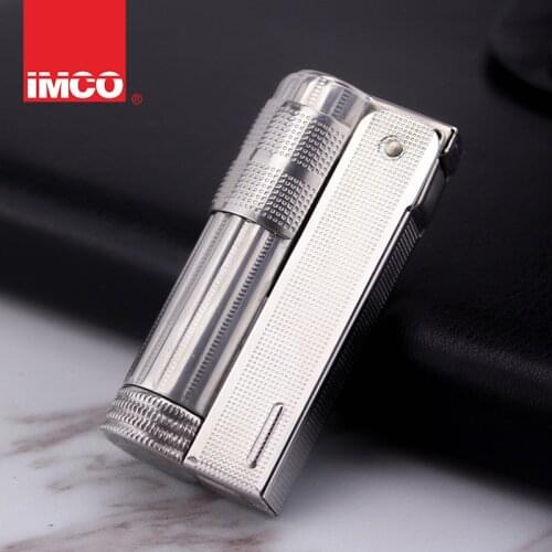 2020 Original IMCO Metal Retro Kerosene Windproof Lighter Genuine Stainless Steel Gasoline Cigarette Lighter Gadgets For Men