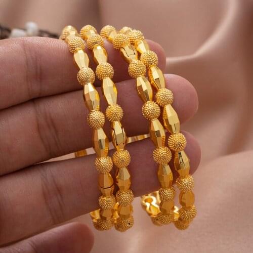 4pcs/Set Bracelet for Women Dubai Bangles Ethiopian Bracelets African Jewelry Arab Middle East