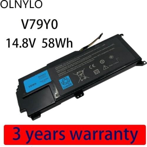 14.8V 58Wh Original V79Y0 V79YO YMYF6 0YMYF6 Laptop Battery For Dell XPS L412x L412z 14z 14Z-L412X 14Z-L412Z Tablet
