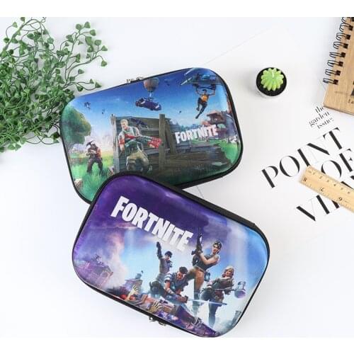 Fortnite Pencilcase Large Capacity Pencil Case Pencils Bag Fortnight School Supplies Stationery Anime Figure Game Toys Birthday