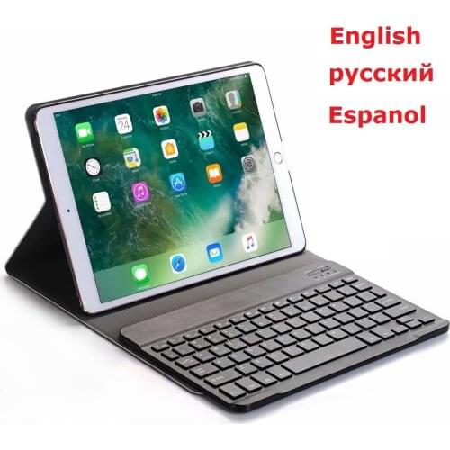Keyboard Case For iPad mini 4 mini 5 Keyboard Case Russian Spanish Word A1538 A2124 Wireless PU for iPad mini 4 5 Keyboard Cover