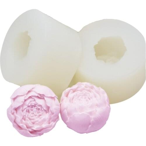 Flower/Rose Candle Wax Silicon 3D Soap Mold Cake Decoration Manual Handmade Resin Clay Plaster Gumpaste Mould