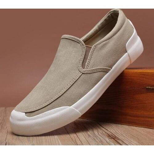 Spring autumn Vogue Men Canvas Shoes Espadrilles Men Casual Slip on Breathable Loafers Men Flats Shoe Zapatos Hombre 698jkl