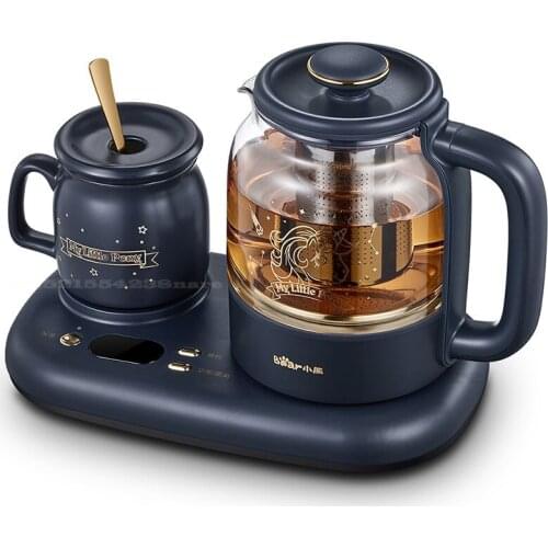 220V/600W 0.8L Multifunction Electric Kettle Tea Maker 55Degree Automatic Insulation Ceramic Cup Health Pot 12 Hours Reservation