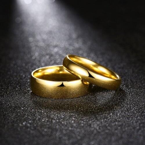 Fashion Valentines Day Couple Wedding Rings for Women Lovers Offers Mens Ring Set Engagement Gift Classic Jewelry