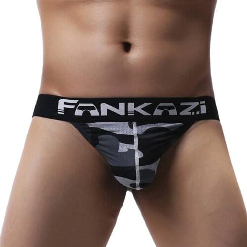 Gay Men Briefs Penis Jockstrap G String Penis Pouch Thong Bulge Male Underwear Seamless Lingerie String Homme Briefs